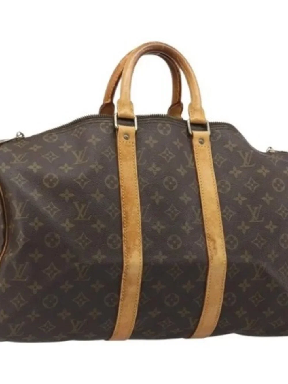 LOUIS VUITTON Monogram Keepall 45 Boston Bag M41428 LV Auth 110527